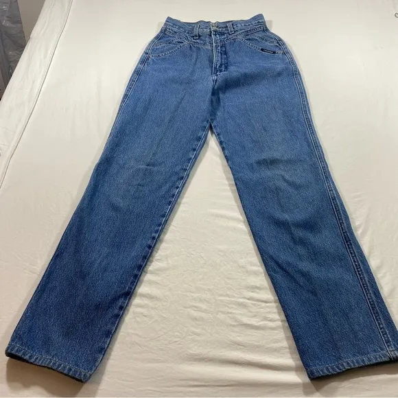 Rockies Boot Cut Jeans High Waist Bareback Made USA 28-7 Women’s Cowgirl Rodeo