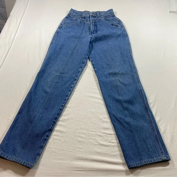 Rockies Boot Cut Jeans High Waist Bareback Made USA 28-7 Women’s Cowgirl Rodeo