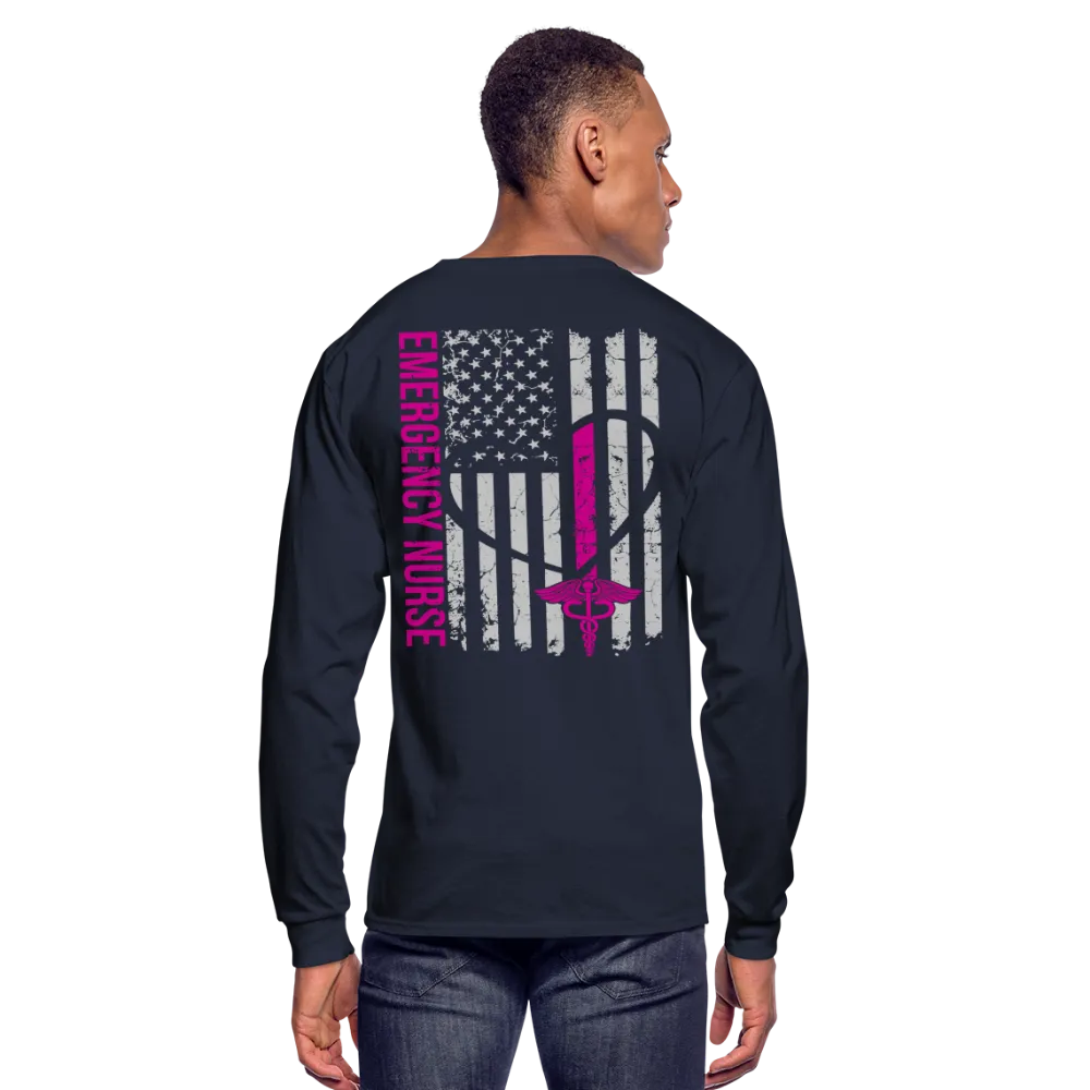 Ruben RN Emergency Nurse Long Sleeve Shirt