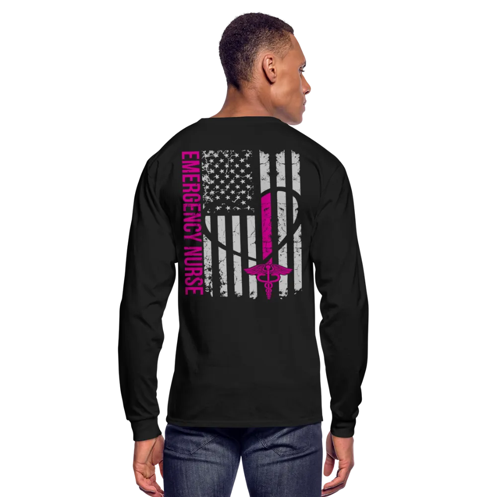 Ruben RN Emergency Nurse Long Sleeve Shirt