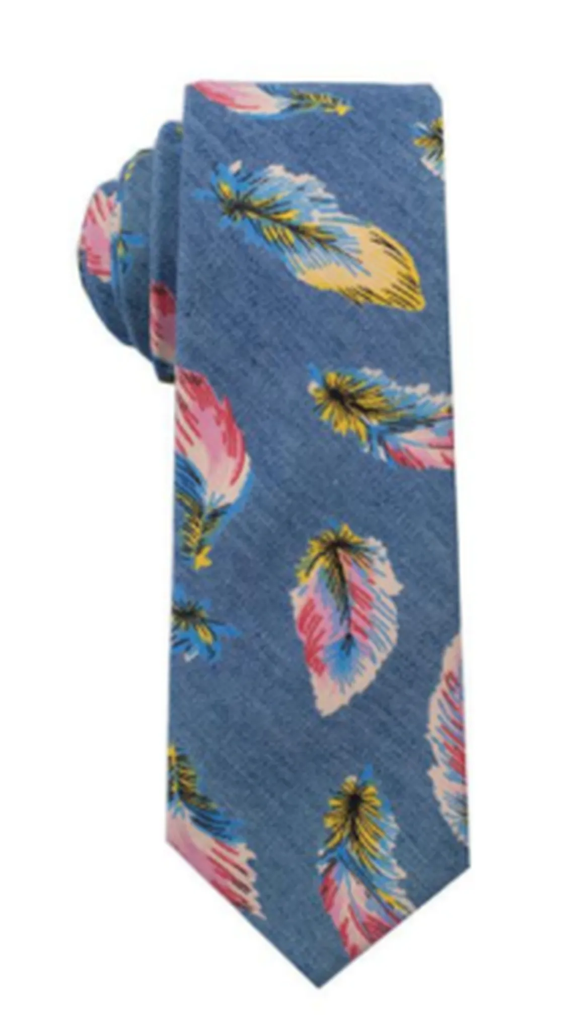 Ruffled Feathers Cotton Tie