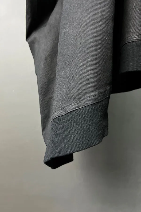 Rundholz DIP Oversized Black Wax Coated Jacket