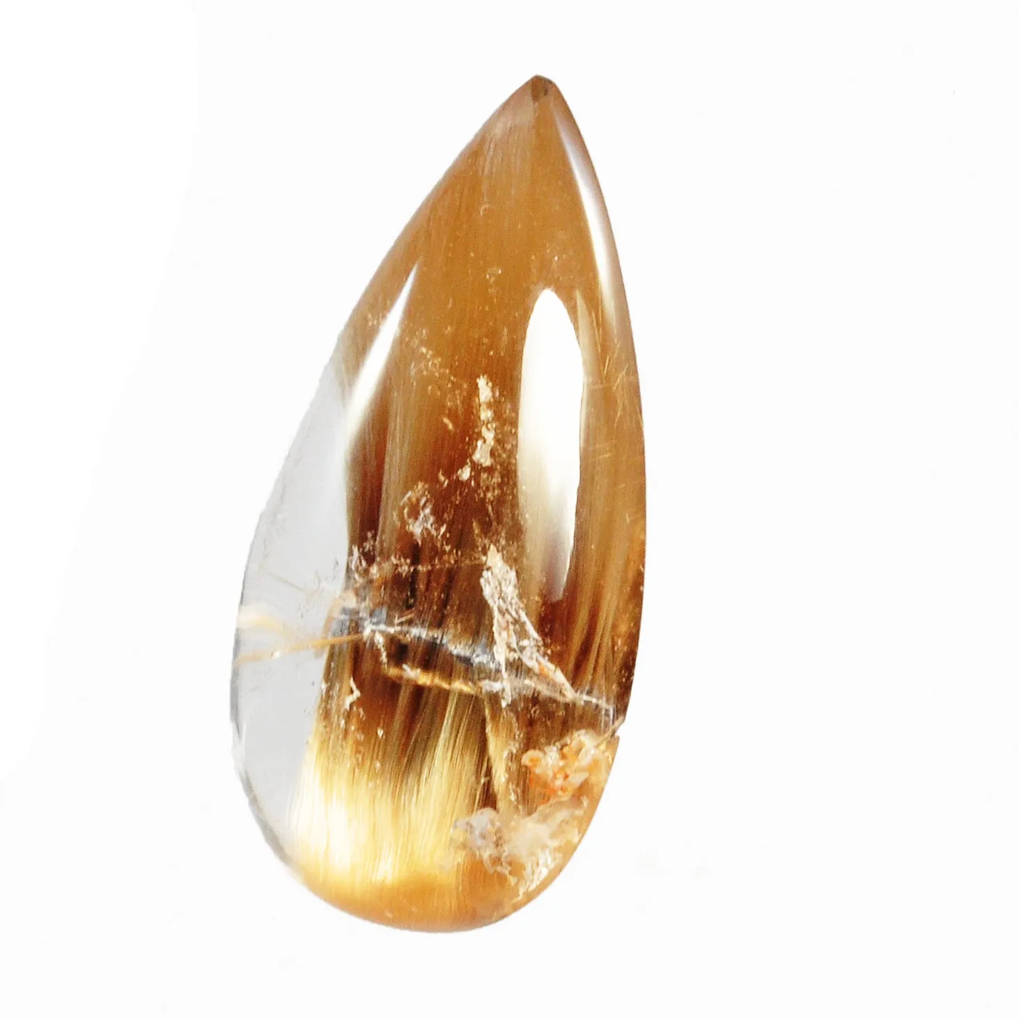 Rutilated Quartz 20.77ct Gemstone Cabochon