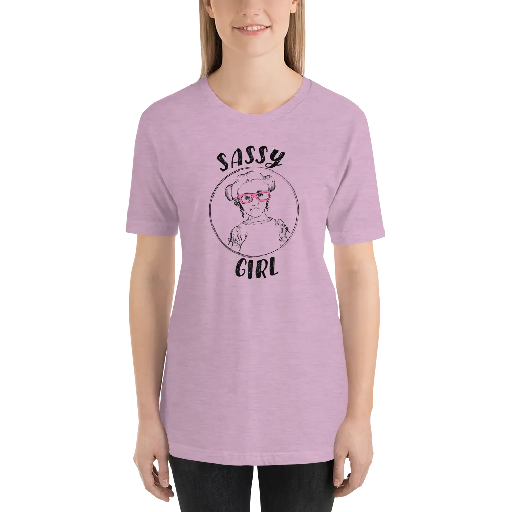 Sassy Girl (Esperanza - Raising Dion) Unisex Light Color Shirts - Design 01