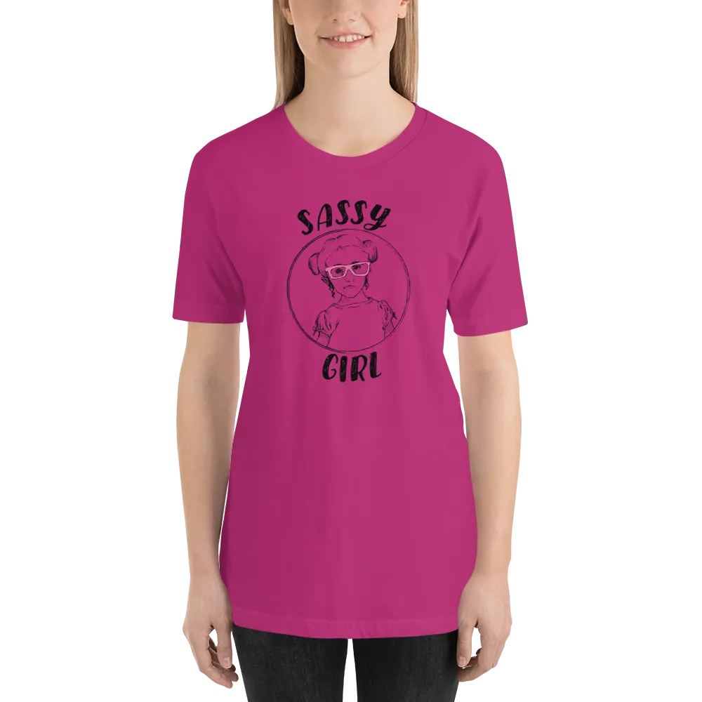 Sassy Girl (Esperanza - Raising Dion) Unisex Light Color Shirts - Design 01