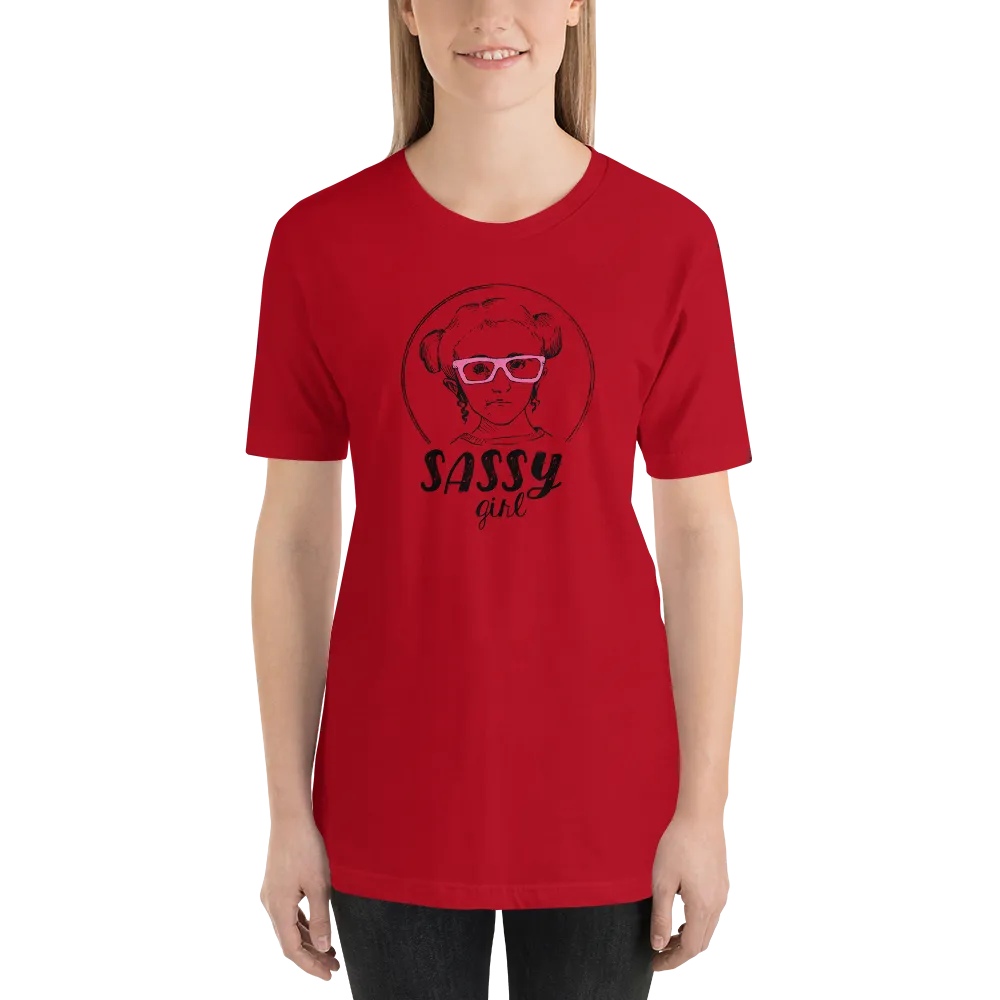Sassy Girl (Esperanza - Raising Dion) Unisex Light Color Shirts - Design 02