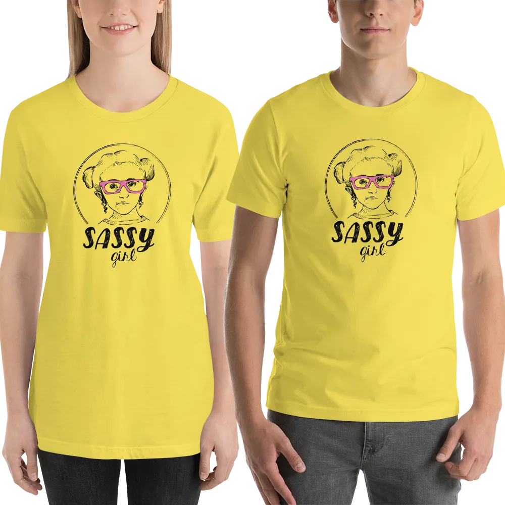 Sassy Girl (Esperanza - Raising Dion) Unisex Light Color Shirts - Design 02