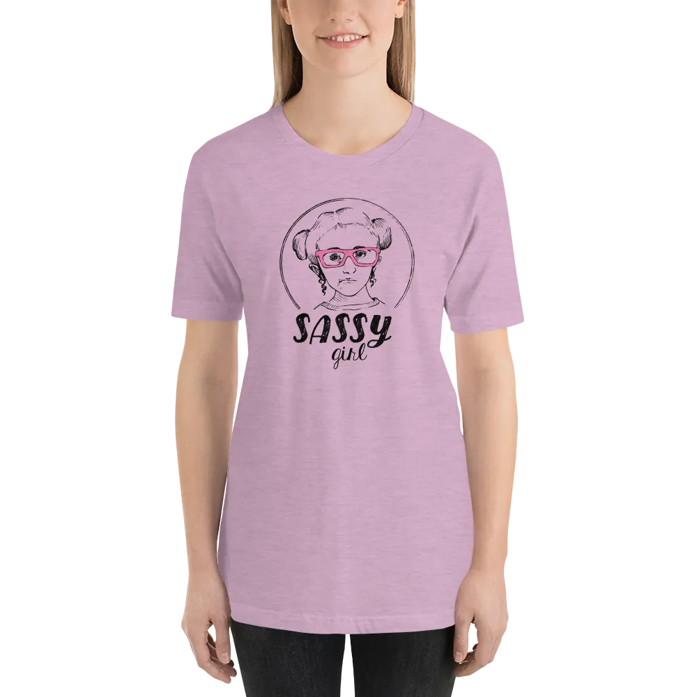 Sassy Girl (Esperanza - Raising Dion) Unisex Light Color Shirts - Design 02