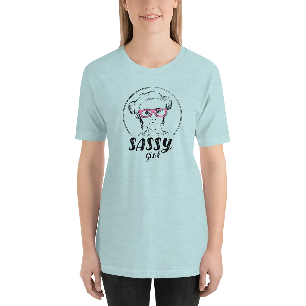 Sassy Girl (Esperanza - Raising Dion) Unisex Light Color Shirts - Design 02