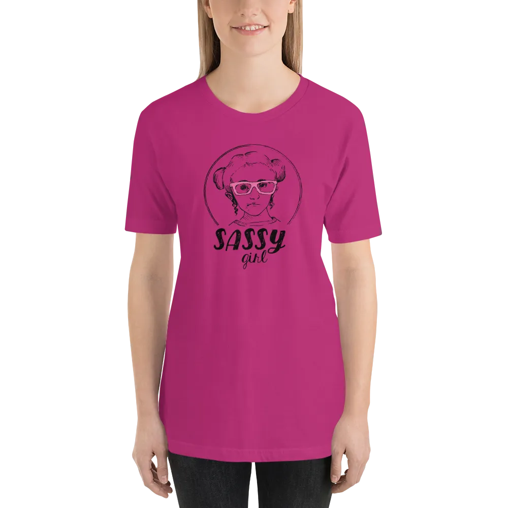 Sassy Girl (Esperanza - Raising Dion) Unisex Light Color Shirts - Design 02