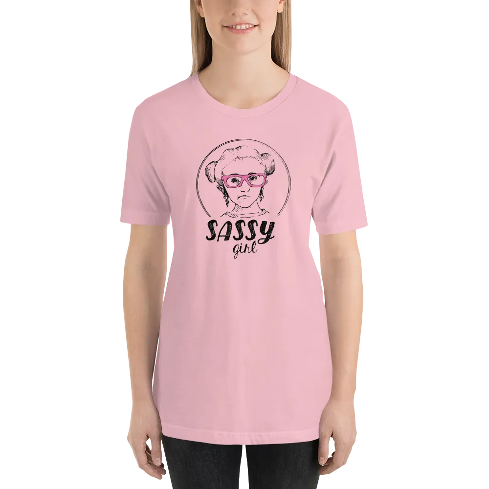 Sassy Girl (Esperanza - Raising Dion) Unisex Light Color Shirts - Design 02