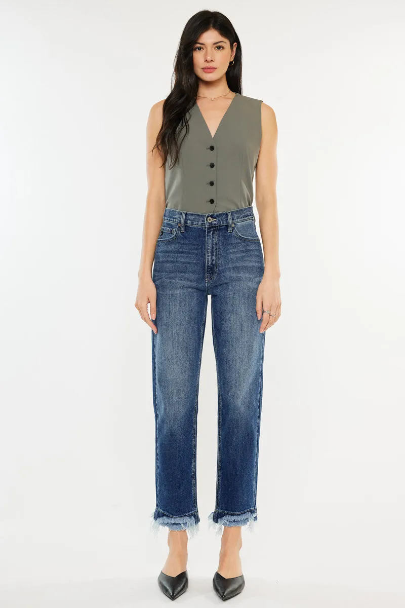 Shiza High Rise Wide Leg Jeans