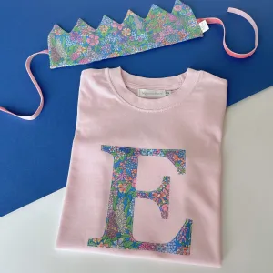 Short sleeve initial t-shirt