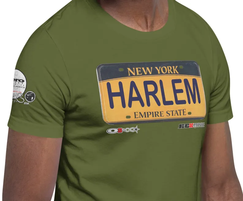 SHORT SLEEVE TEE SHIRT (uniSex) : HARLEM 2019 (JECKONE X oeroSTREETautomotive Custom Classics)