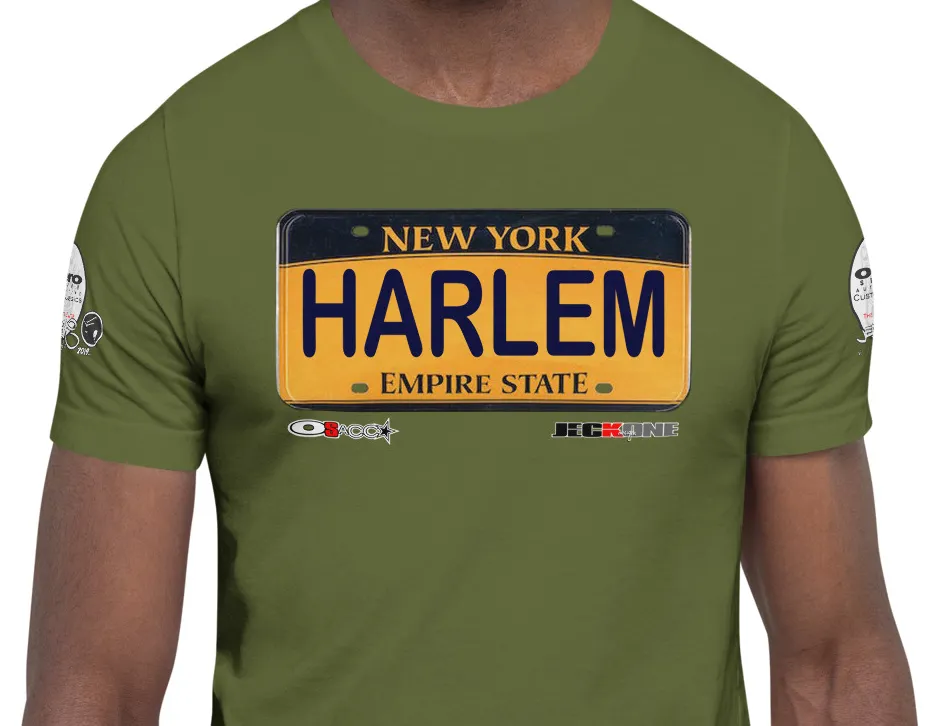 SHORT SLEEVE TEE SHIRT (uniSex) : HARLEM 2019 (JECKONE X oeroSTREETautomotive Custom Classics)