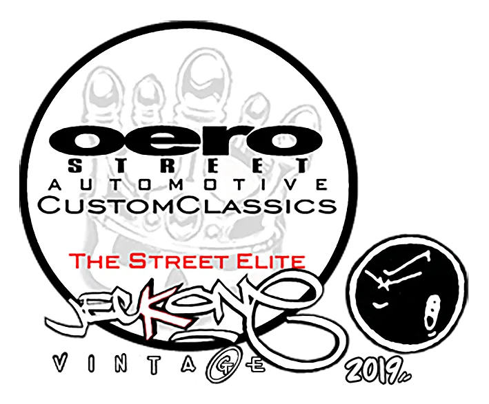 SHORT SLEEVE TEE SHIRT (uniSex) : HARLEM 2019 (JECKONE X oeroSTREETautomotive Custom Classics)