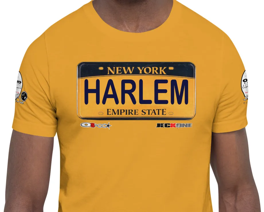 SHORT SLEEVE TEE SHIRT (uniSex) : HARLEM 2019 (JECKONE X oeroSTREETautomotive Custom Classics)