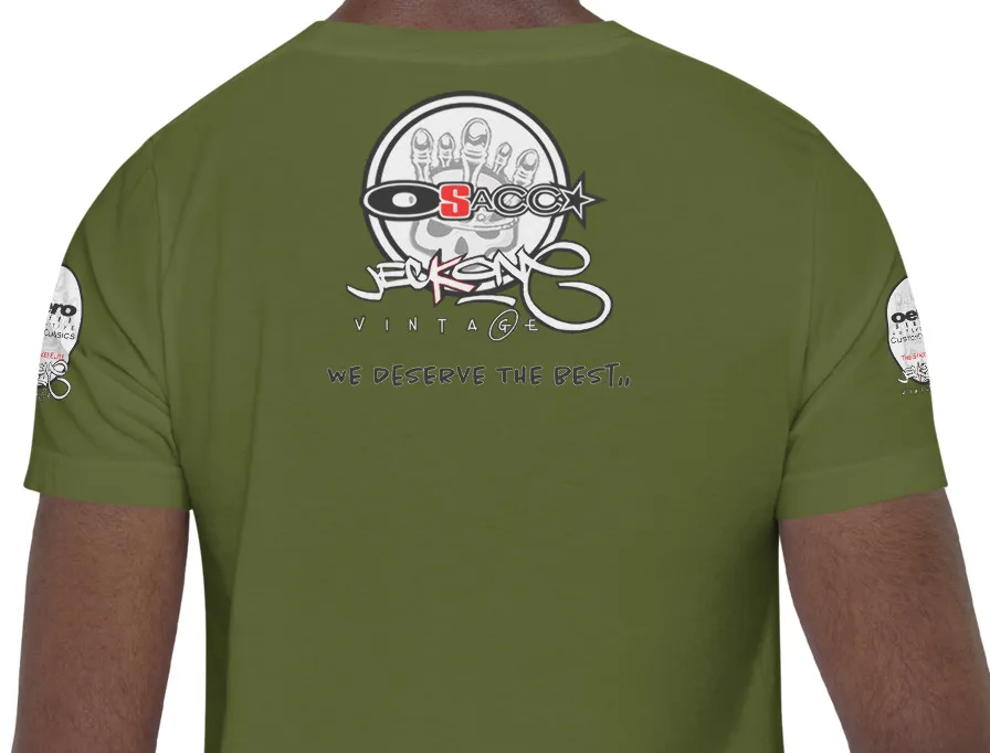 SHORT SLEEVE TEE SHIRT (uniSex) : HARLEM 2019 (JECKONE X oeroSTREETautomotive Custom Classics)