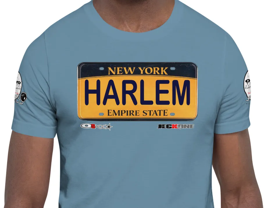 SHORT SLEEVE TEE SHIRT (uniSex) : HARLEM 2019 (JECKONE X oeroSTREETautomotive Custom Classics)