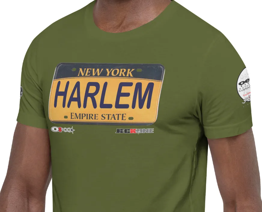 SHORT SLEEVE TEE SHIRT (uniSex) : HARLEM 2019 (JECKONE X oeroSTREETautomotive Custom Classics)