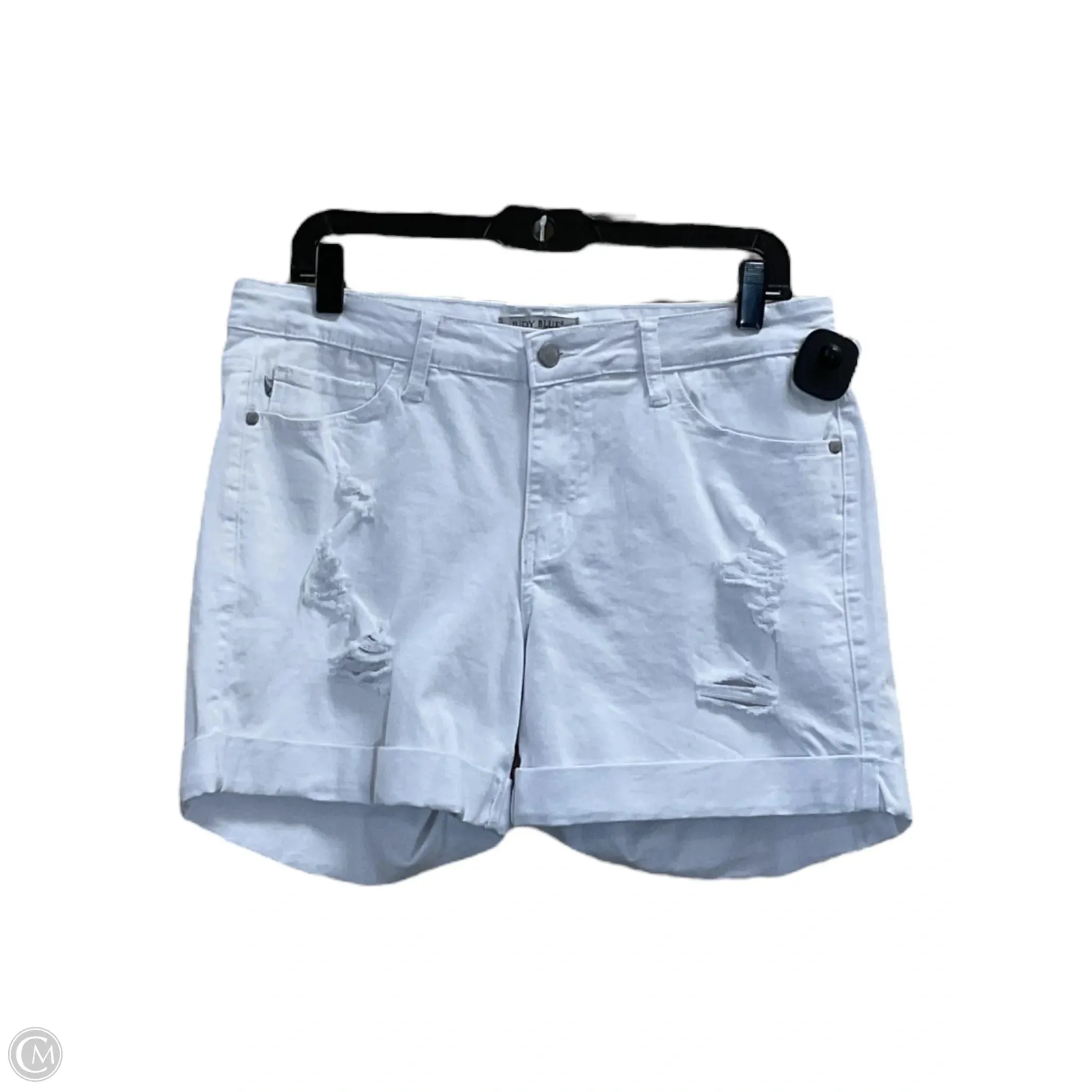 Shorts By Judy Blue In White, Size: 12