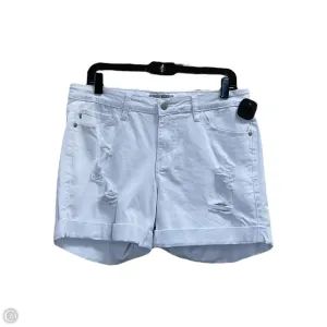 Shorts By Judy Blue In White, Size: 12