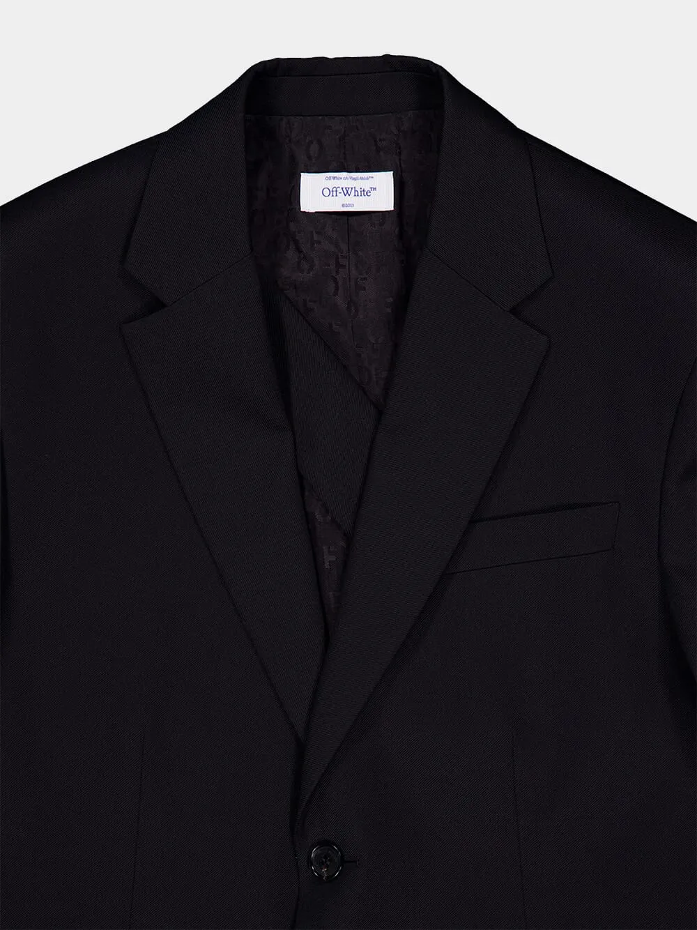 Single-Breasted Wool Blazer