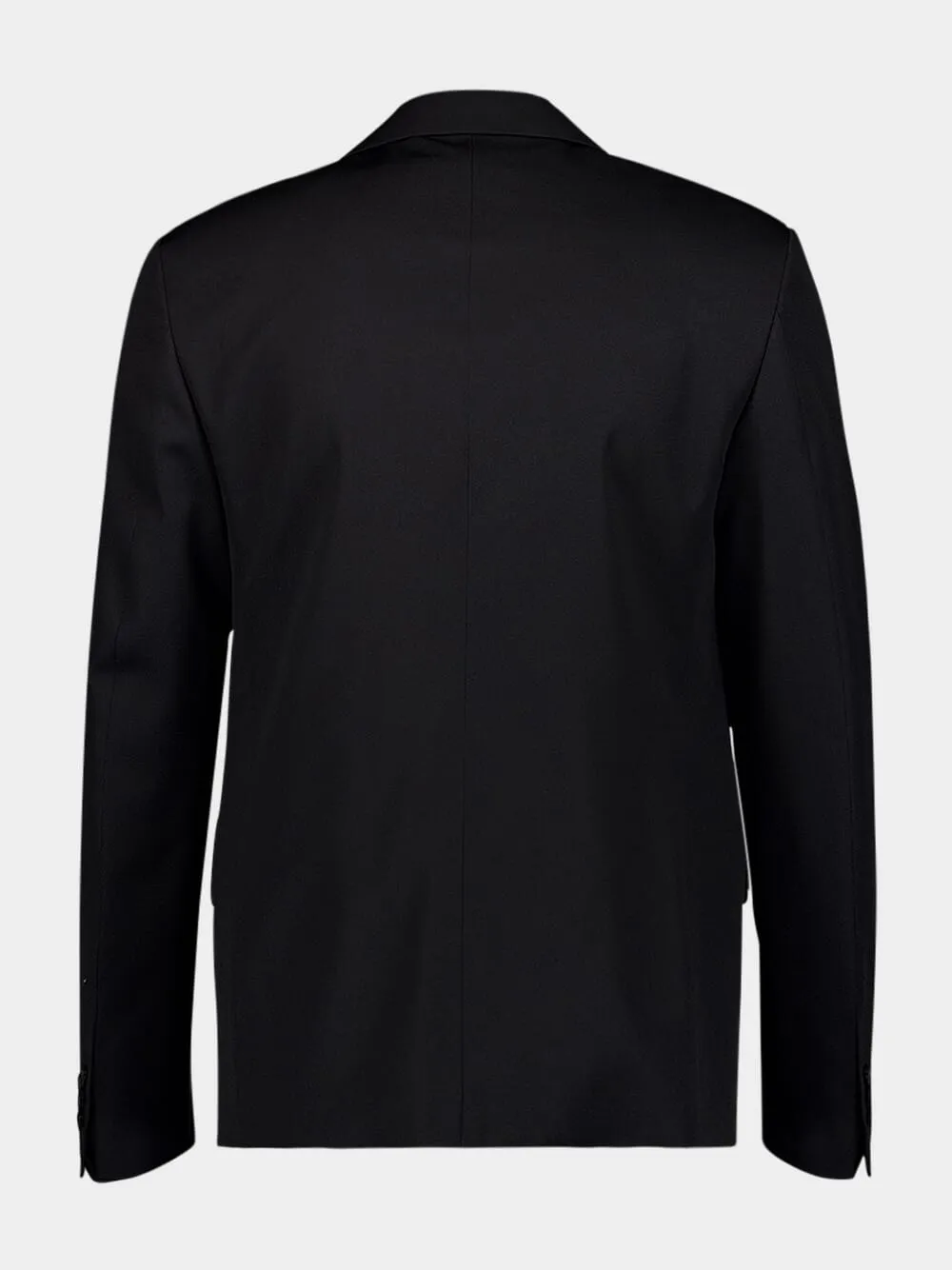 Single-Breasted Wool Blazer