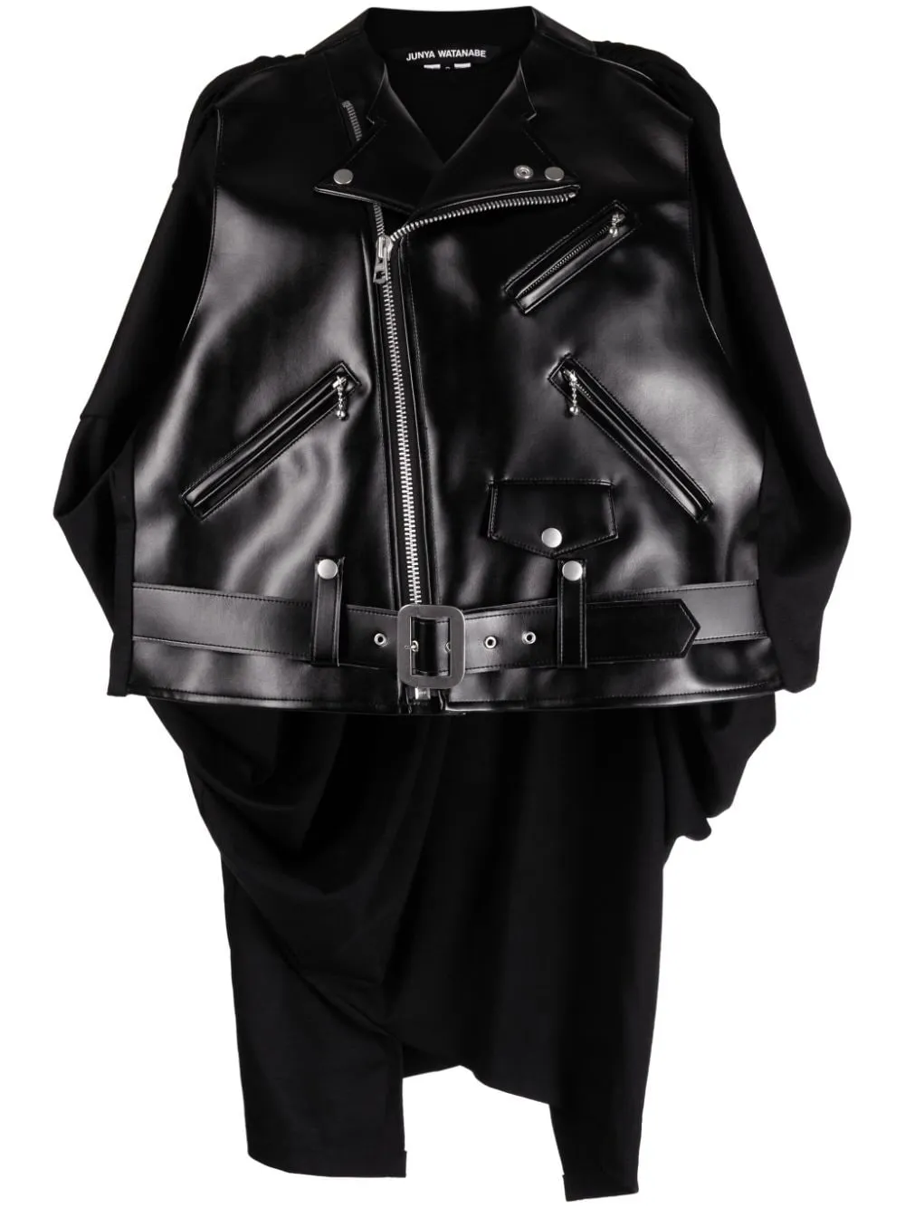 SLEEVELESS BIKER JACKET
