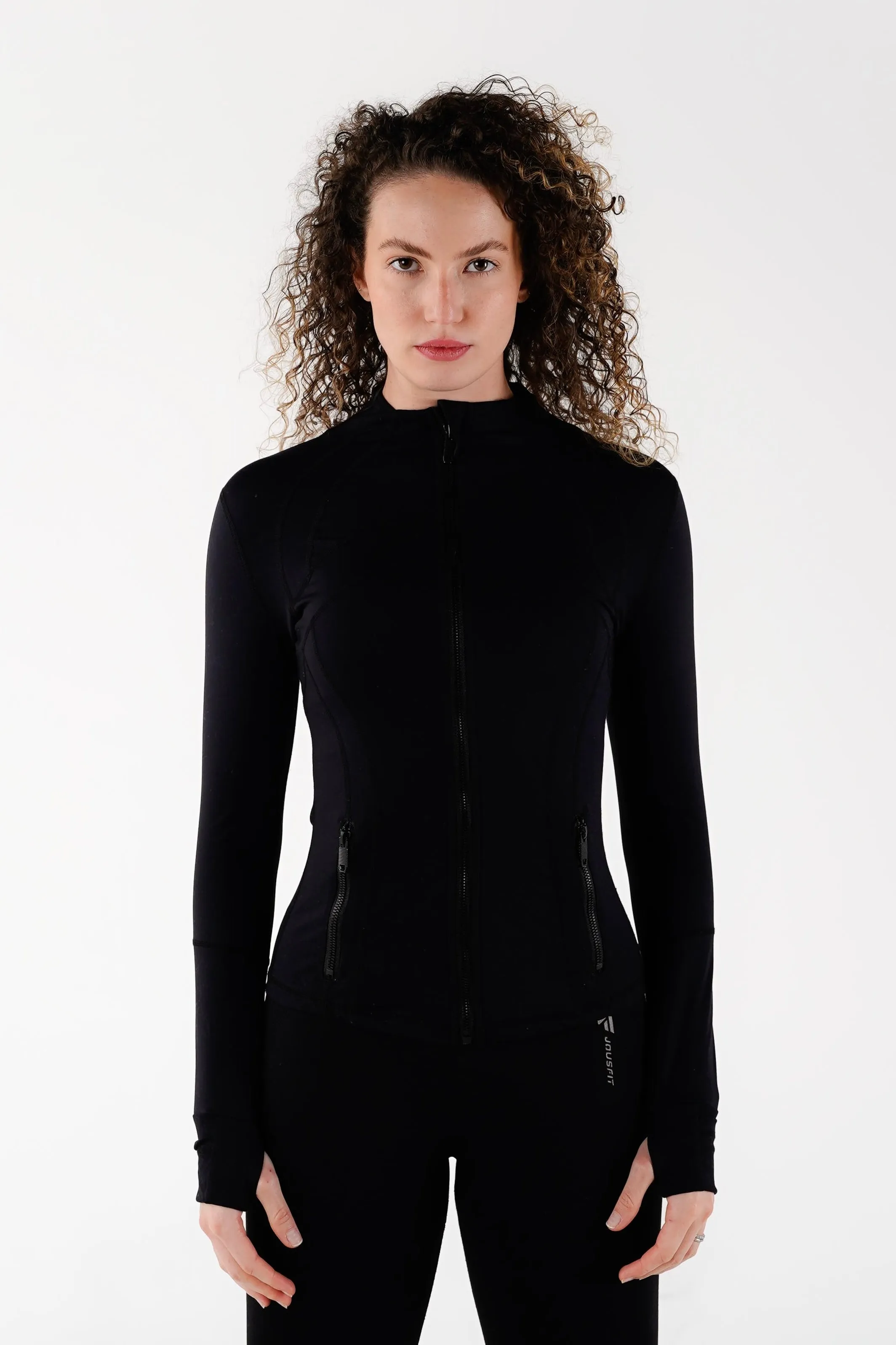 Slim fit black jacket