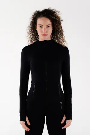 Slim fit black jacket