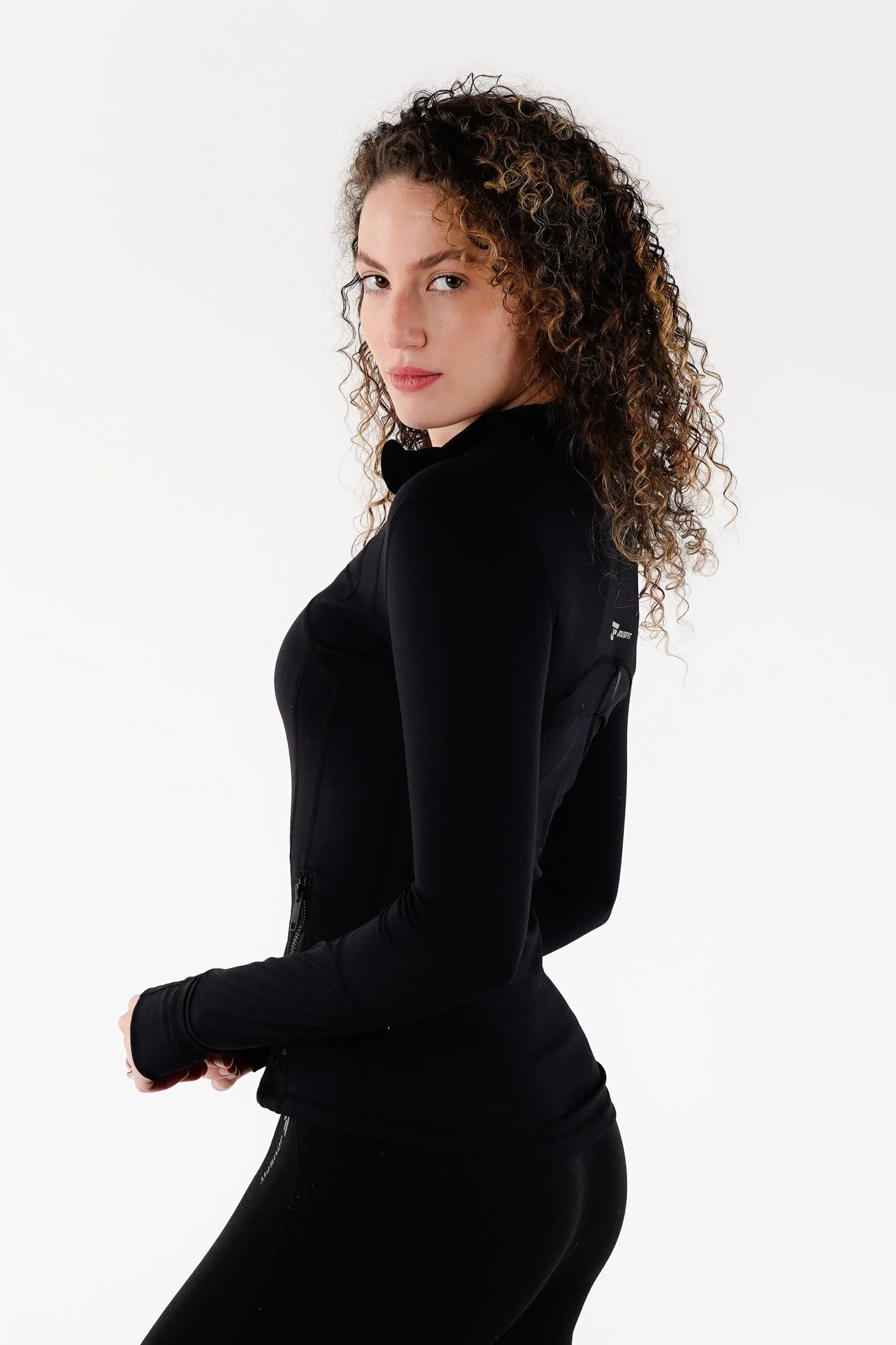 Slim fit black jacket
