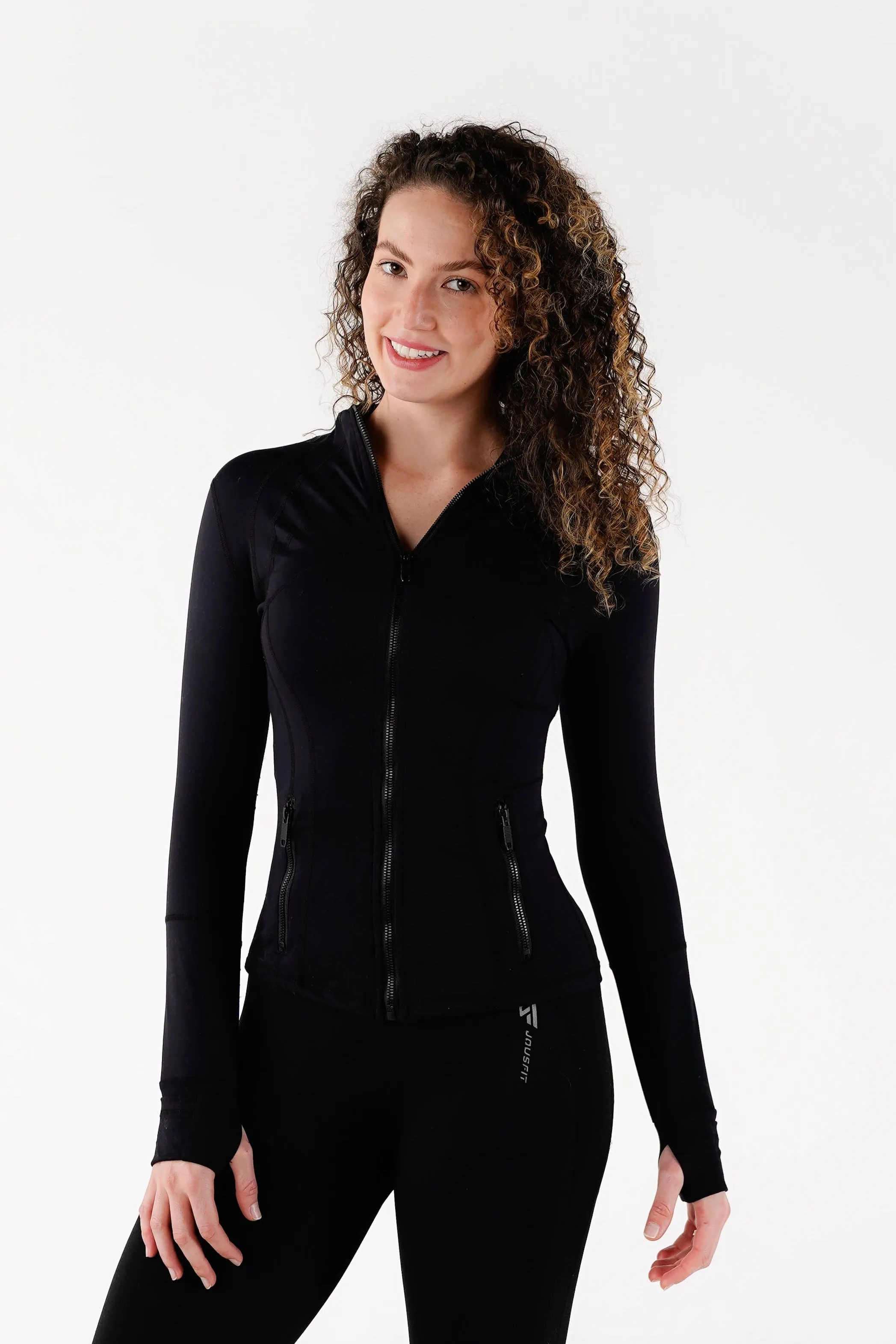 Slim fit black jacket