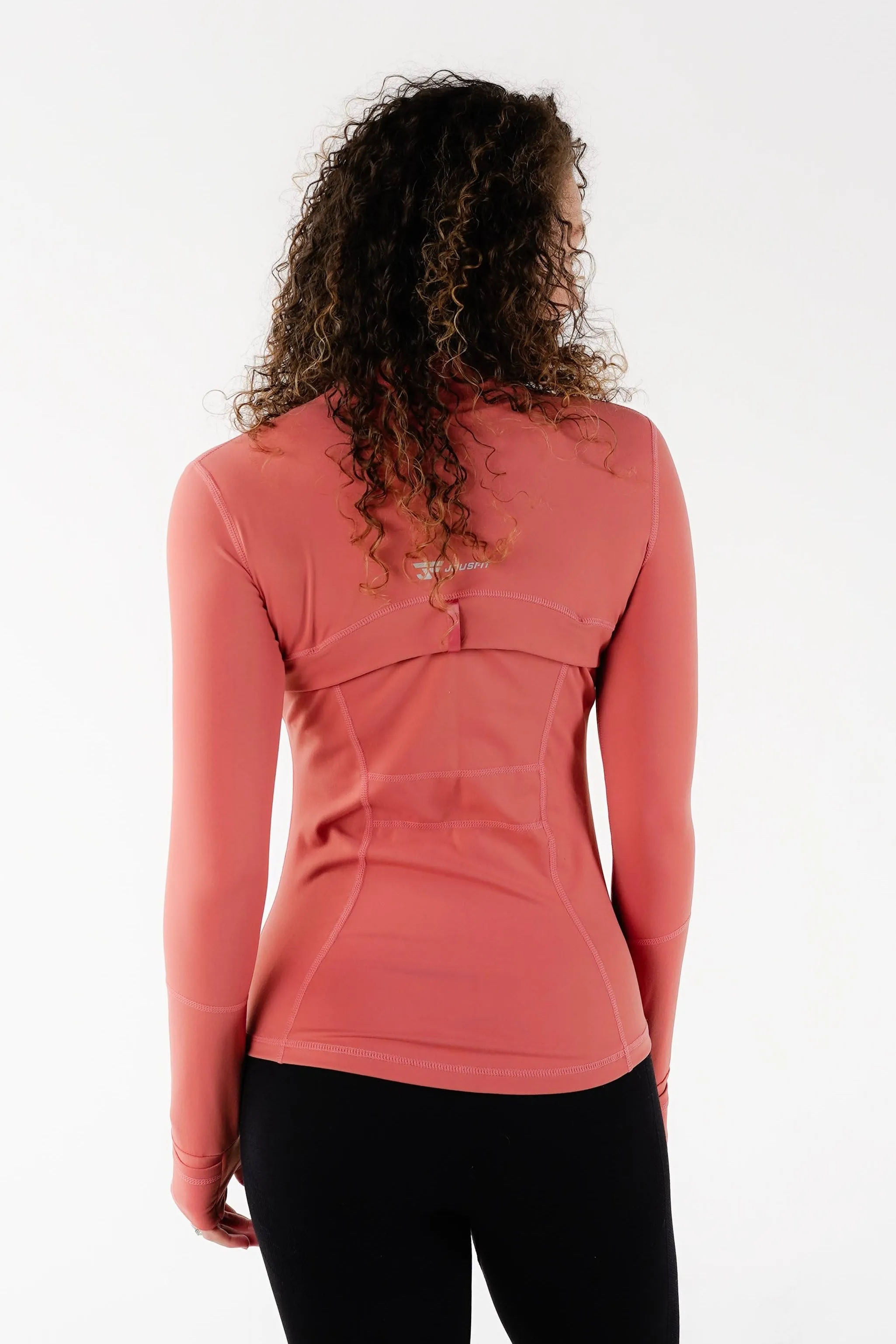 Slim fit pink jacket