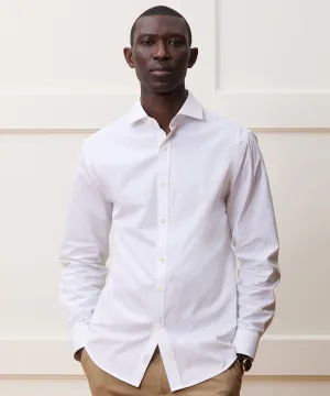 Slim Fit Spread Collar Dress Shirt