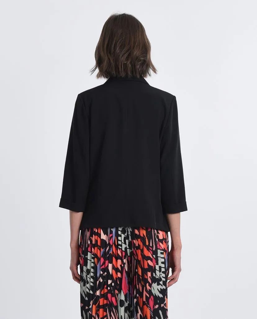 Slim Fit Woven Blazer