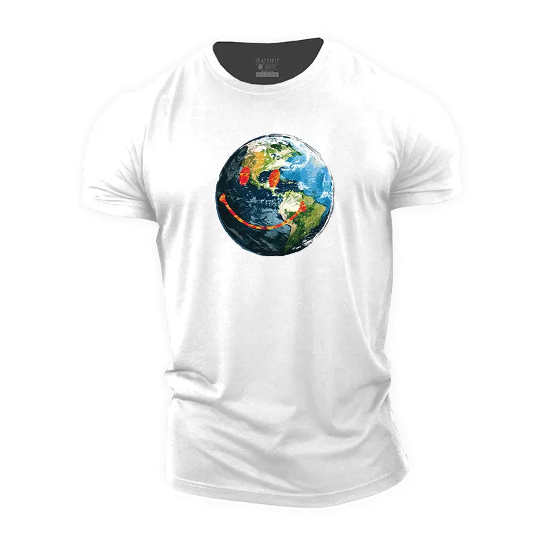 Smile Graphic Cotton T-Shirt