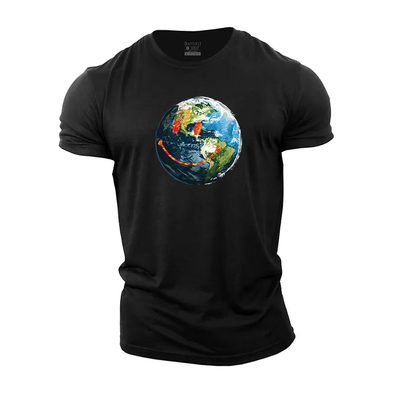 Smile Graphic Cotton T-Shirt