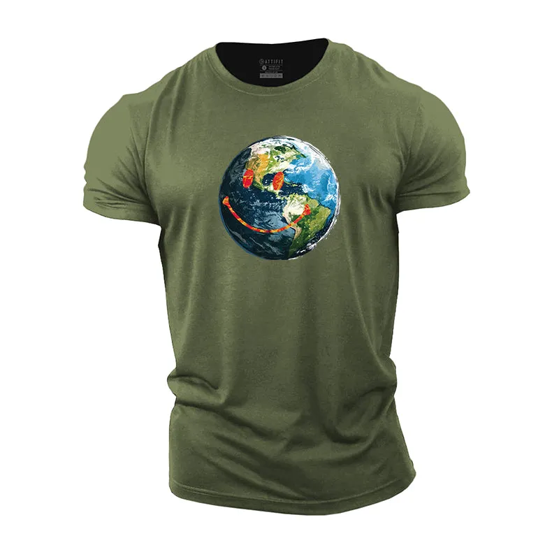 Smile Graphic Cotton T-Shirt