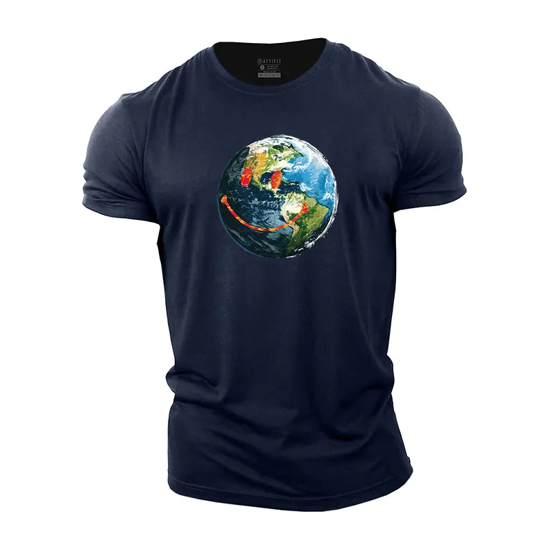 Smile Graphic Cotton T-Shirt