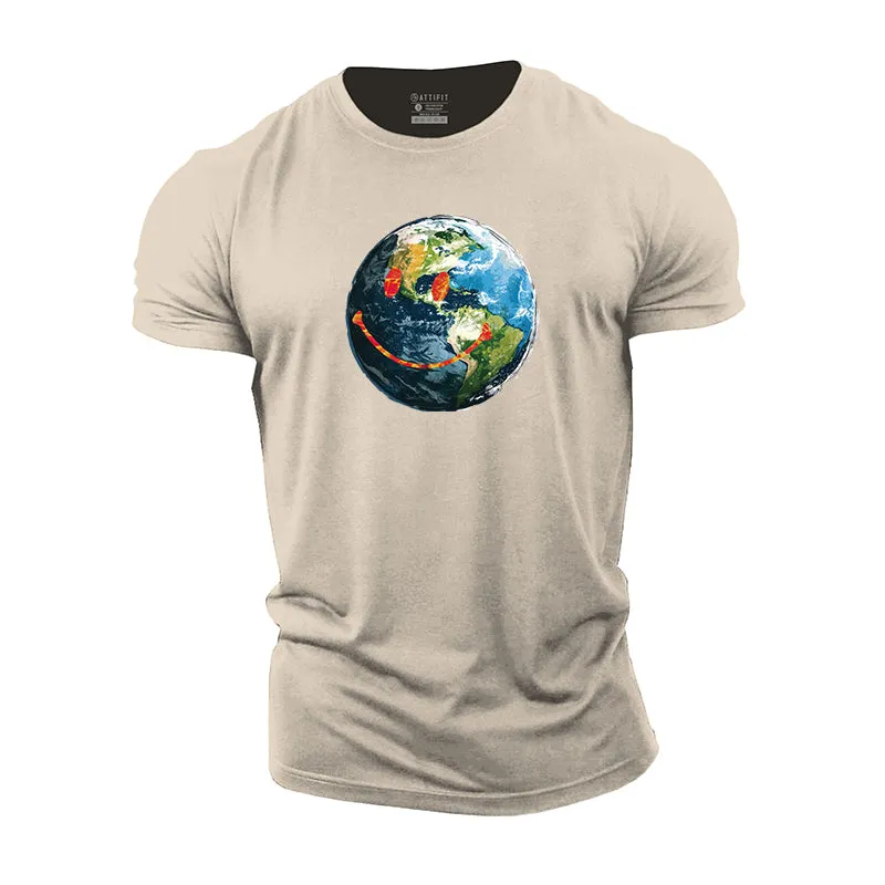 Smile Graphic Cotton T-Shirt