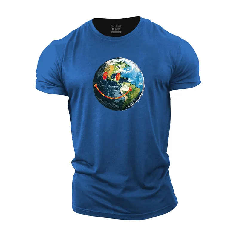Smile Graphic Cotton T-Shirt