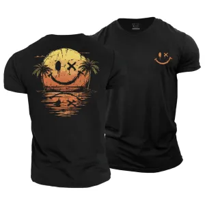 Smiley Sea Cotton T-Shirt