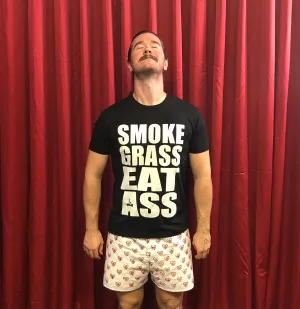 Smoke Grass Eat Ass T-shirt - Black