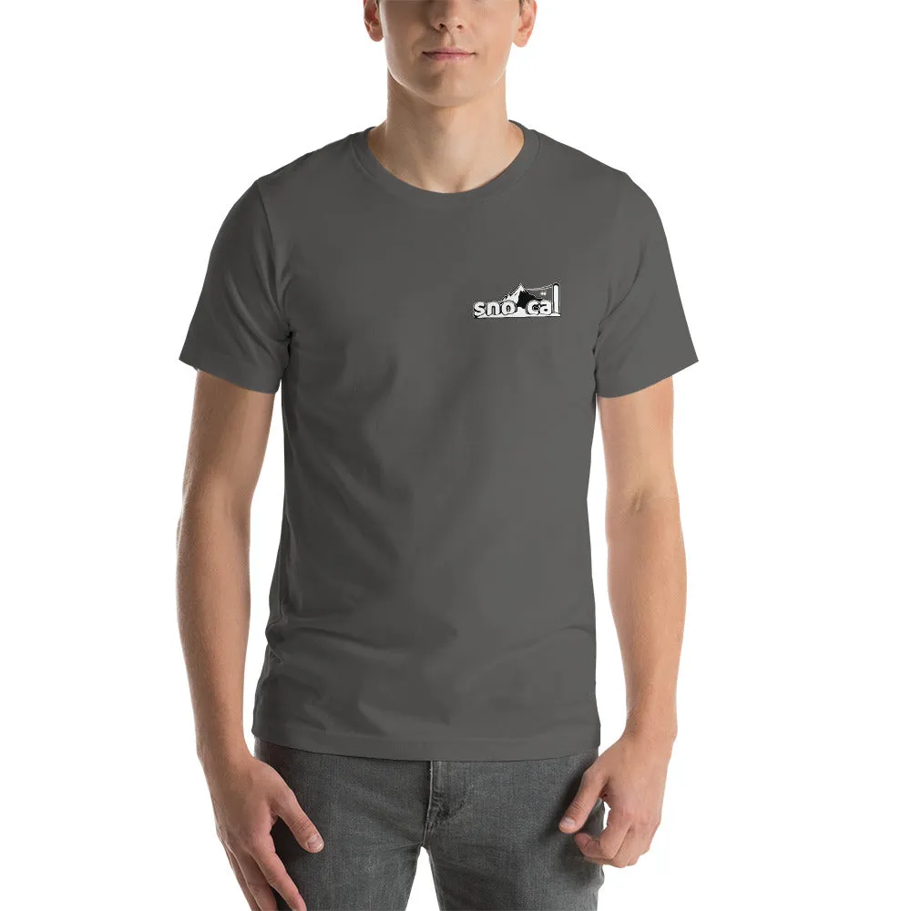 Sno Cal™ short-sleeve tee with white lettering logo