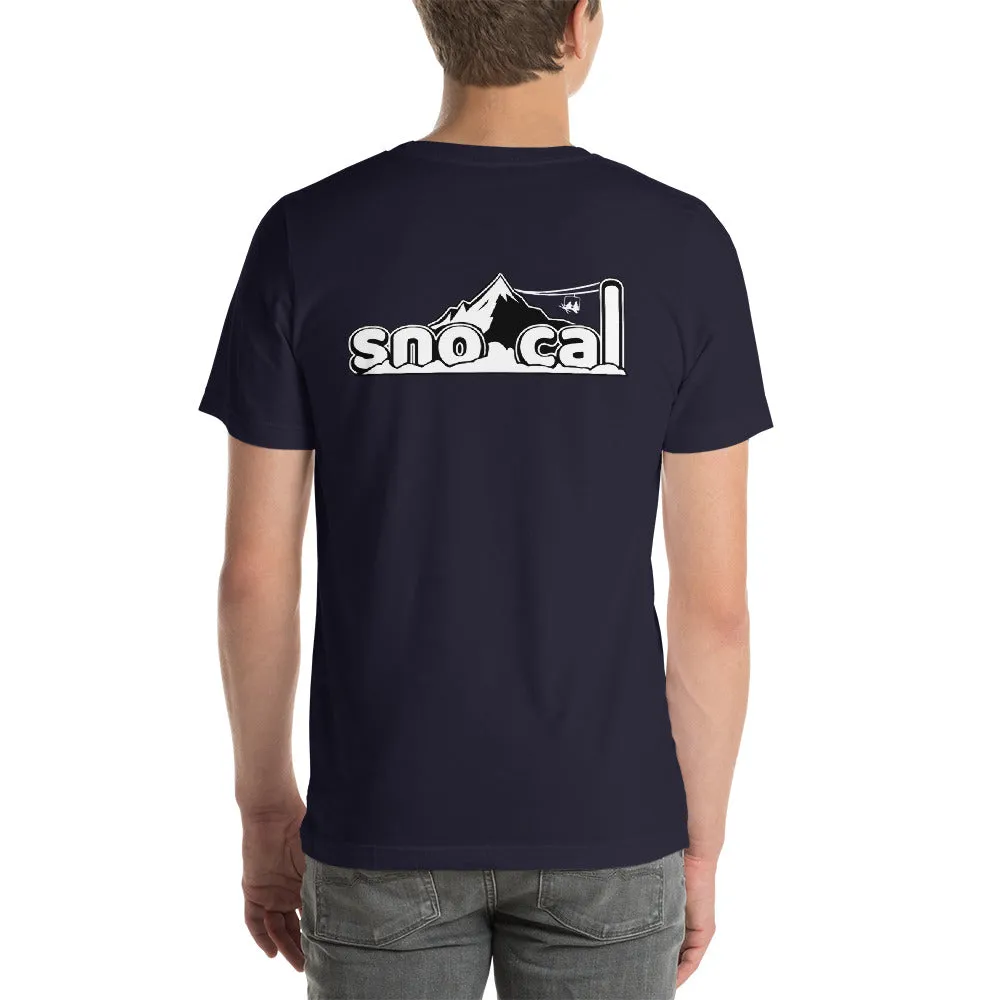 Sno Cal™ short-sleeve tee with white lettering logo
