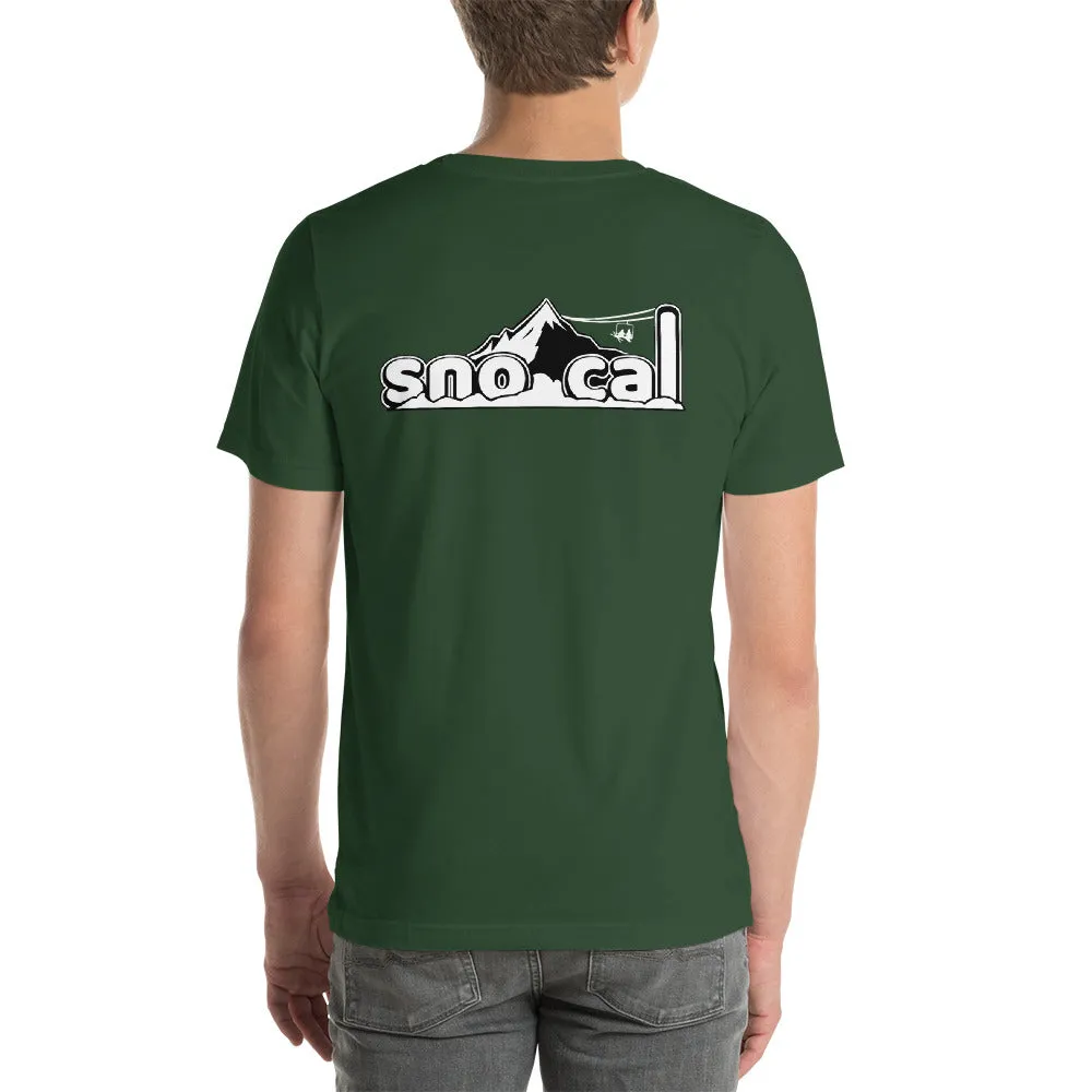 Sno Cal™ short-sleeve tee with white lettering logo