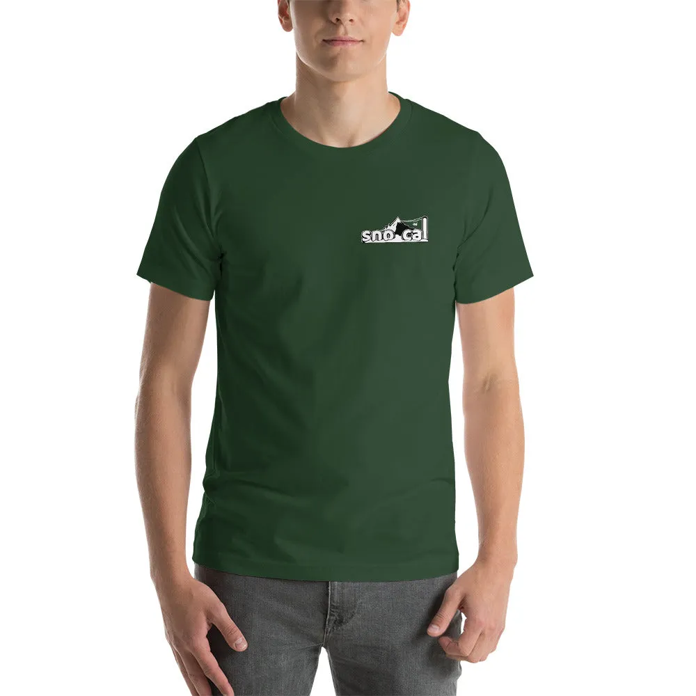 Sno Cal™ short-sleeve tee with white lettering logo