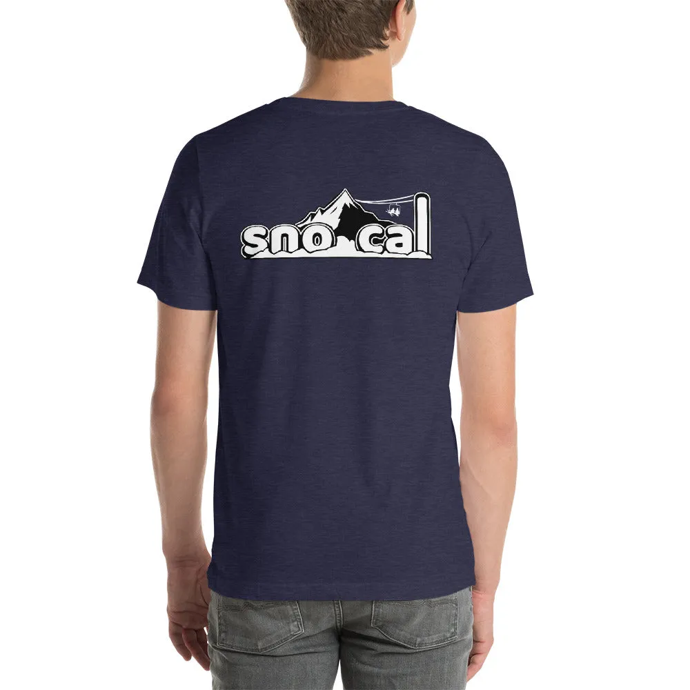 Sno Cal™ short-sleeve tee with white lettering logo