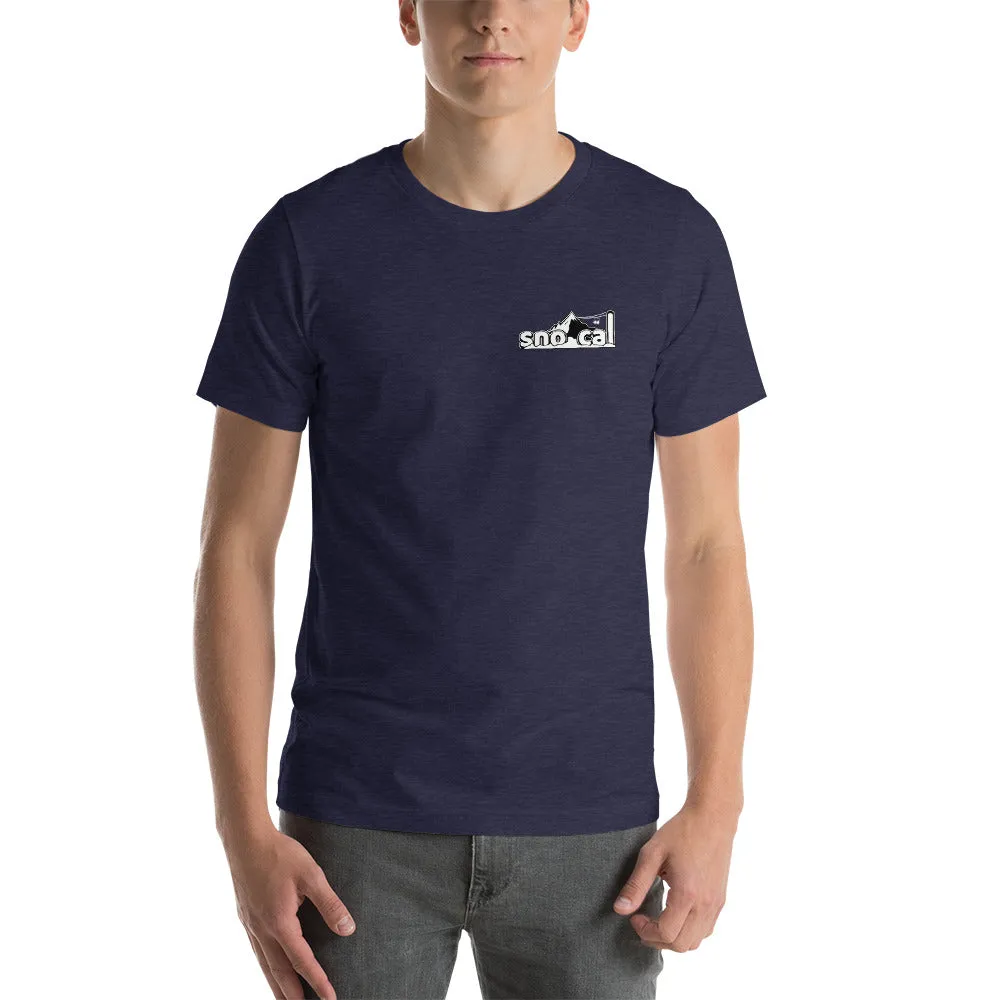 Sno Cal™ short-sleeve tee with white lettering logo